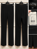 Classic Black Straight-Leg Pants