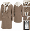 Tribal Hooded Long Blazer Coat