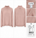 Joseph Ribkoff Blush Pink Turtleneck Sweater