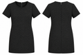 Michael Kors Black Textured Short-Sleeve Dress