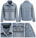 Joseph Ribkoff Embellished Denim Jacket