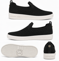 MICHAEL Michael Kors Black Slip-On Sneakers Juno