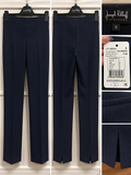 Joseph Ribkoff Midnight Blue Pull-On Slit Hem Pants