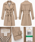 MICHAEL Michael Kors Belted Double-Breasted Trench Coat