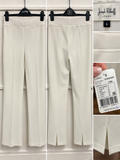 Joseph Ribkoff Vanilla Pull-On Pants with Back Slit Detail
