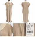 Joseph Ribkoff Moonstone Ribbed Maxi Dress