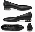 MICHAEL Michael Kors Black Chain-Heel Pumps June ballot