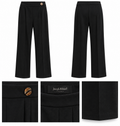 Joseph Ribkoff Black Wide-Leg Pants