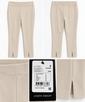 Joseph Ribkoff Beige Slim-Leg Pants