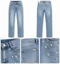 Joseph Ribkoff Embellished Straight-Leg Jeans
