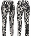 Joseph Ribkoff Black & White Geometric Print Pants