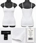 Bamboo by C’est Moi Classic Tank – White