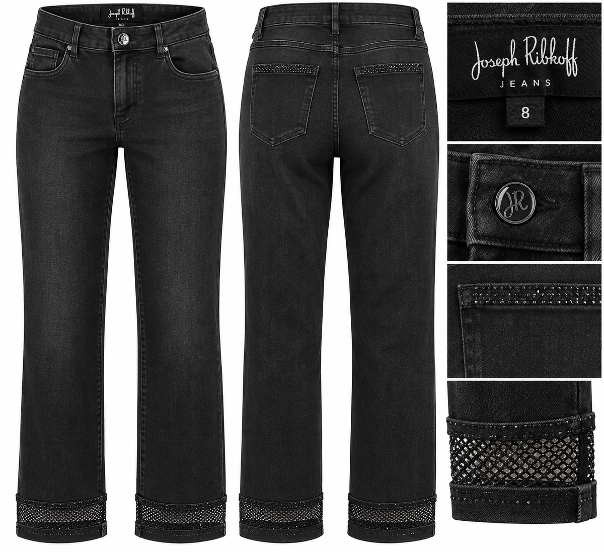 Joseph Ribkoff Medium Blue Classic Crop Jeans