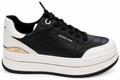 Michael Kors Black & White Platform Sneakers